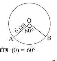 कक्षा 10 गणित पाठ 11 वृत्तों से सम्बन्धित क्षेत्रफल चित्र 1