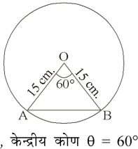कक्षा 10 गणित पाठ 11 वृत्तों से सम्बन्धित क्षेत्रफल चित्र 4