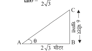 कक्षा 10 गणित पाठ 9 त्रिकोणमिति के कुछ अनुप्रयोग चित्र 27