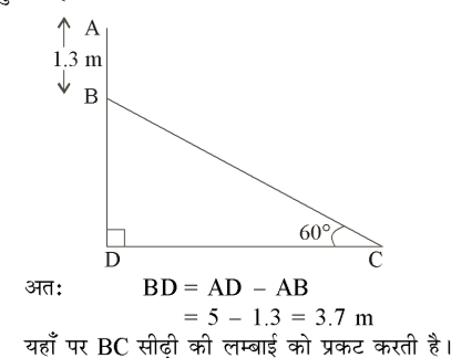 कक्षा 10 गणित पाठ 9 त्रिकोणमिति के कुछ अनुप्रयोग चित्र 48