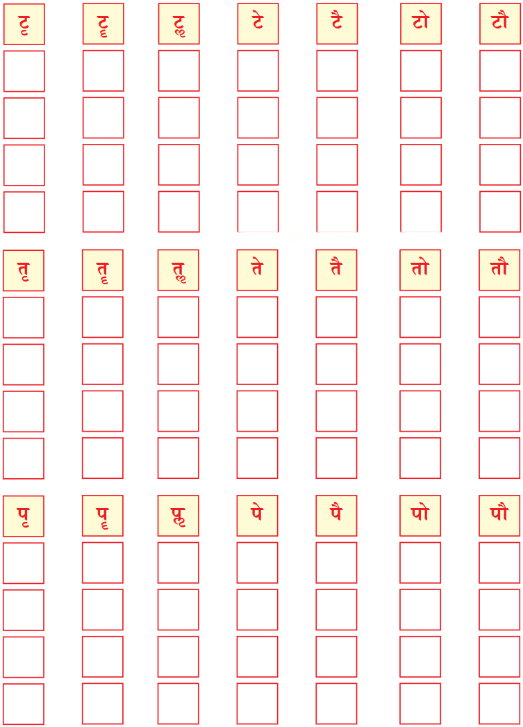 वयं वर्णमालां पठामः Diagram 21