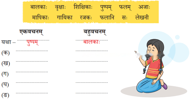 एषः कः एषा का एतत् किम् Diagram 5