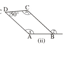 (ii) समान्तर चतुर्भुज जिसमें कोण <span class=