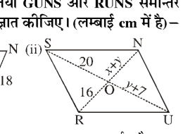 समान्तर चतुर्भुज RUNS