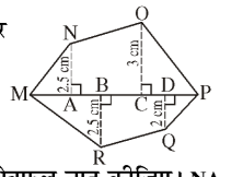 बहुभुज MNOPQR का विभाजन