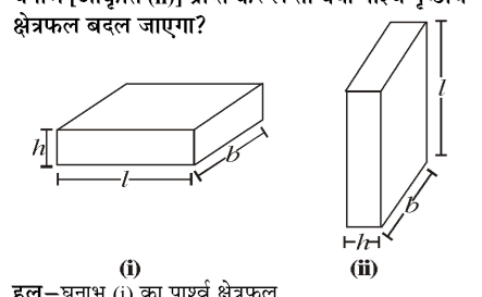 Cuboid (i) and (ii) with dimensions l, b, h