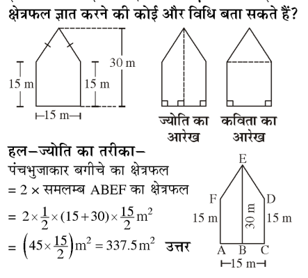 पंचभुज बगीचा (ज्योति का आरेख और कविता का आरेख)