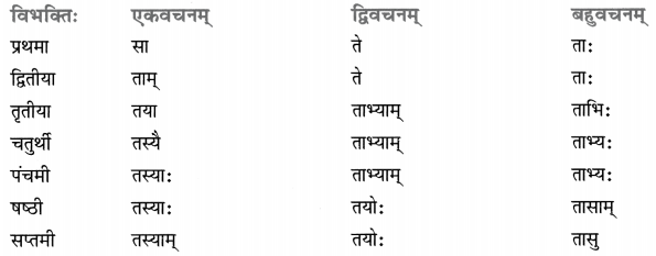 Class 8 Sanskrit Grammar Book Solutions सर्वनाम-प्रकरणम् 3