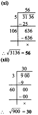 MP Board Class 8th Maths Solutions Chapter 6 वर्ग और वर्गमूल Ex 6.4 img-6