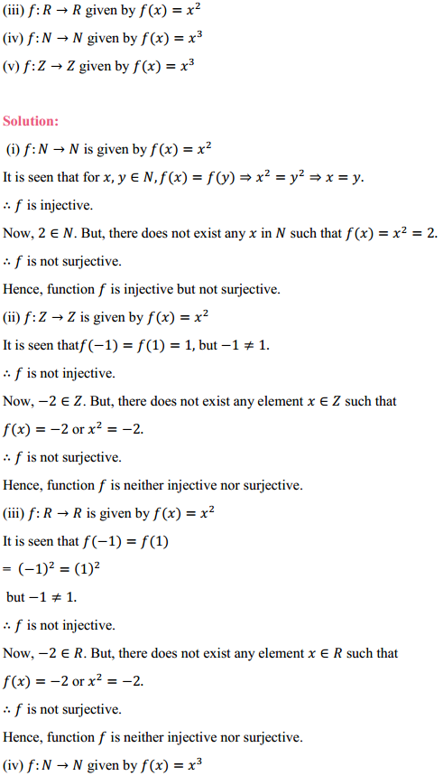 NCERT Solutions for Class 12 Maths Chapter 1 Relations and Functions Ex 1.2 3