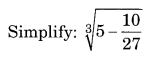 Cubes and Cube Roots NCERT Extra Questions for Class 8 Maths Q11