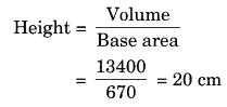 Mensuration NCERT Extra Questions for Class 8 Maths Q11