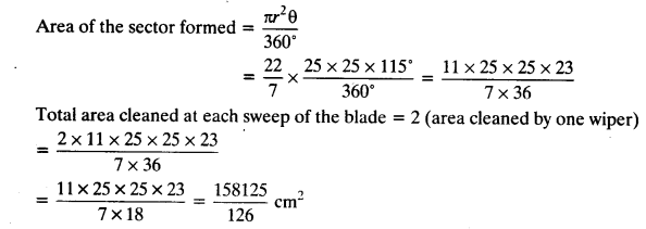 NCERT Solutions for Class 10 Maths Chapter 12 Areas Related to Circles Ex 12.2 14