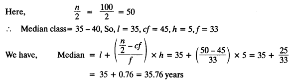 NCERT Solutions for Class 10 Maths Chapter 14 Statistics Ex 14.3 7