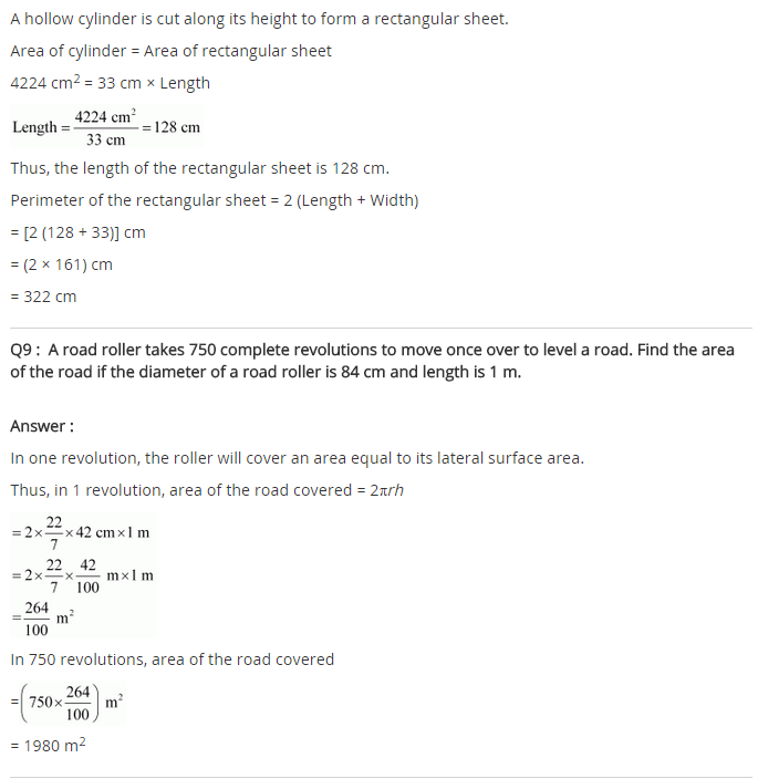 NCERT Solutions for Class 8 Maths Chapter 11 Mensuration Ex 11.4 Q8