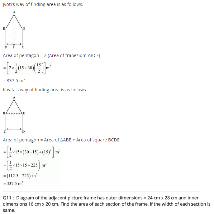 NCERT Solutions for Class 8 Maths Chapter 11 Mensuration Ex 11.3 q-7