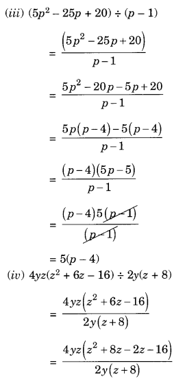 NCERT Solutions for Class 8 Maths Chapter 14 Factorisation Ex 14.3 Q5.2