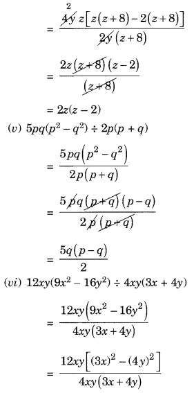 NCERT Solutions for Class 8 Maths Chapter 14 Factorisation Ex 14.3 Q5.3