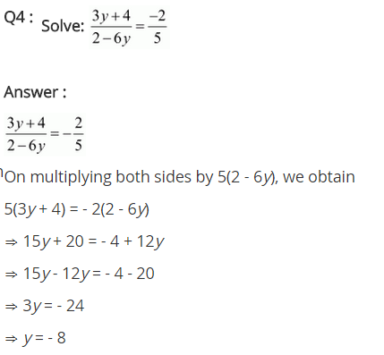 NCERT Solutions for Class 8 Maths Chapter 2 Linear Equations in One Variable Ex 2.6 q-4