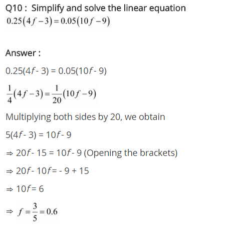 NCERT Solutions for Class 8 Maths Chapter 2 Linear Equations in One Variable Ex 2.5 q-10
