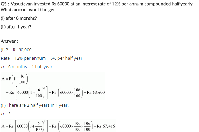 NCERT Solutions for Class 8 Maths Chapter 8 Comparing Quantities Ex 8.3 q-5