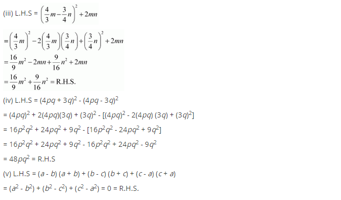 NCERT Solutions for Class 8 Maths Chapter 9 Algebraic Expressions and Identities Ex 9.5 q-5.1