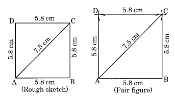 Practical Geometry NCERT Extra Questions for Class 8 Maths Q4