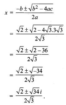 MP Board Class 11th Maths Solutions Chapter 5 सम्मिश्र संख्याएँ और द्विघातीय समीकरण Ex 5.3 img-8